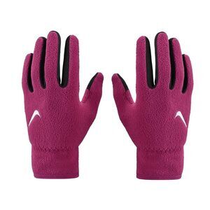 Nike Childrens/Kids One Fleece Therma-Fit Gloves / Burgundy